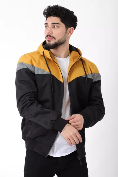 سترة موسمية بغطاء رأس من بطانة مثلثة بيل 