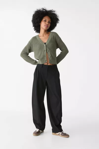Pantalon smart baggy avec détails de couture