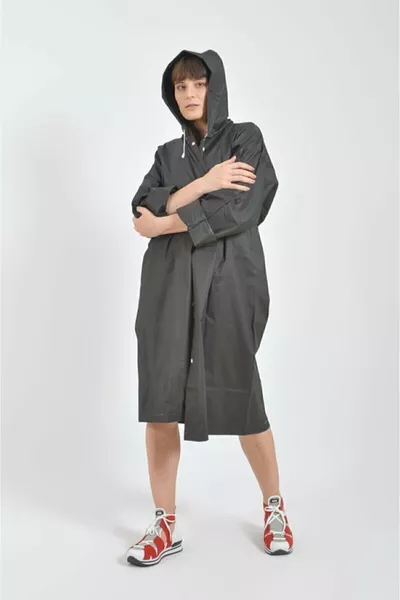 Nanopro Mar  Yağmurluk Siyah Ve Açık Mavi