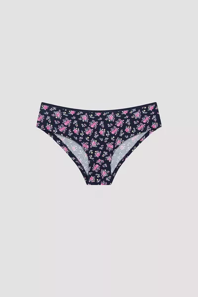 Peony 3lü Çok Renkli Hipster Külot