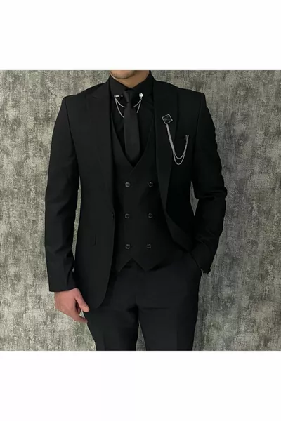 Costume Homme Slim Fit (ENSEMBLE COMPLET)