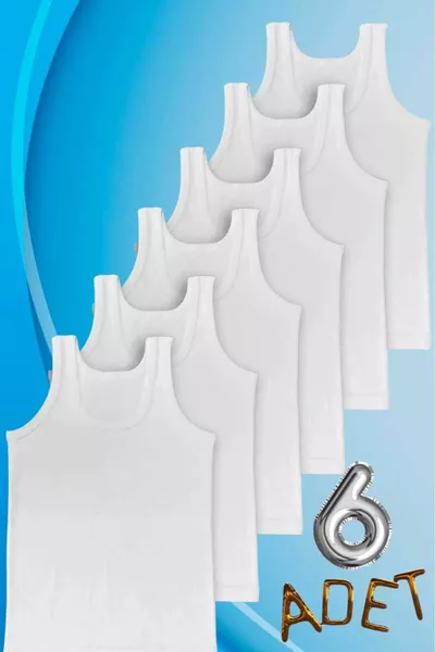 Boys' Cotton Tank Top 6-Pack