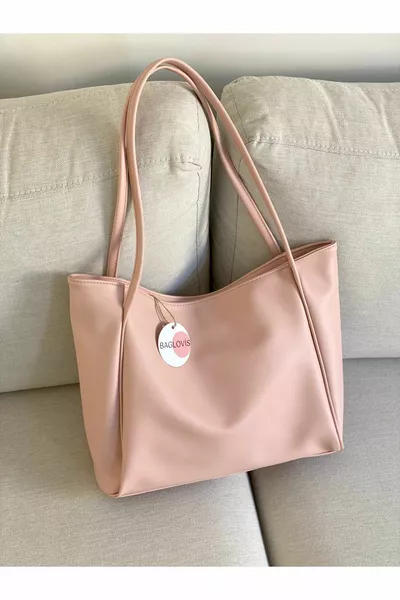Borsa da donna grande in pelle morbida