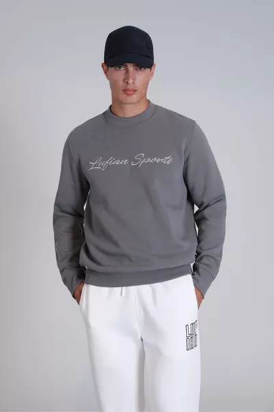 Loved Men's Sweatshirt Beige