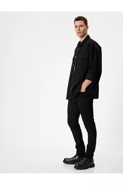 Pantaloni Jeans Skinny Fit Standard - Michael Jean