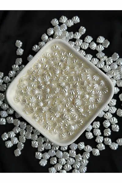  Pezzi Conchiglia Bianca Madreperla Cozza Ostrica Perla Perline ( MM)