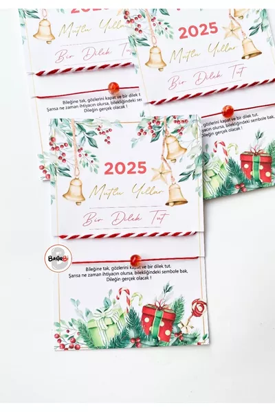 Браслет с шаром любви и удачи на Новый год и Рождество,  поздравительных открыток к Новому году