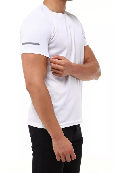 Herren Feuchtigkeitsabsorbierendes Schnelltrocknendes Athletisches Technik-Performance-T-Shirt