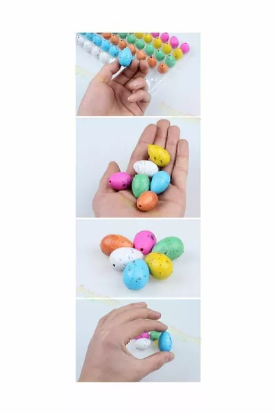 Динозавър Яйце на Животно Цветни Пукнатини и Растящи Животни 4 Броя