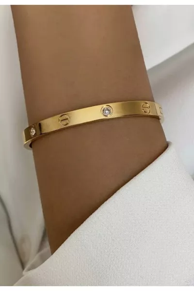 Women's  L Steel Bracelet