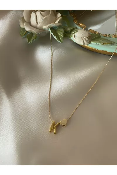 Halsketting met de letter K