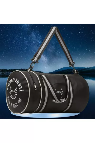 Cylinder Sports Bag Shoulder Strap Fitness Football Basketball Bodybuilding Aerobics Bag