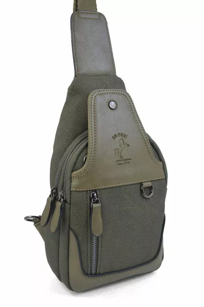 Khaki Canvas Bag Men’s Shoulder Bag Men’s Crossbody Bag