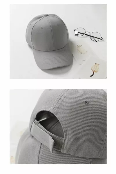 قبعة صيفية بيسبول مسطحة وبألوان متنوعة، قبعة كاب صيفية