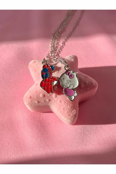 Spiderman Hello Kitty Partnerkette