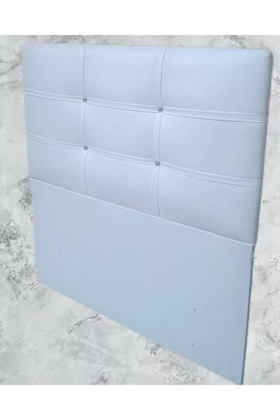 Başlık  DK Tek Kişilik 'lık Model Suni Deri beyaz Kumaş El Yapım