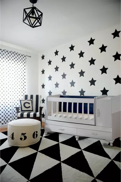 Berceau à bascule en MDF avec barrière, à côté de la maman, avec tiroir, évolutif en lit, X