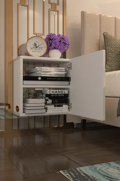 خزانة جانبية لسوزان Byz ** خزانة حمام وصيدلية ومطبخ (M) ذات باب بدون ظهر