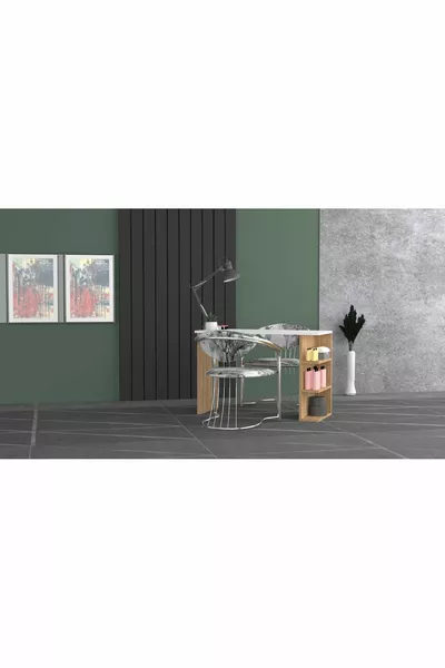 TABLE DE MANUCURE NIHAL  TABLE DE PROTHÈSES ONGULAIRES  TABLE DE MAQUILLAGE