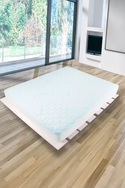 Alez Vostok Coprimaterasso Organico Impermeabile per Clima Freddo, Protezione Materasso