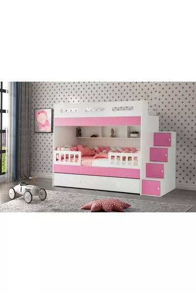 Berlin Ranza / Letto a castello in bambù con 2 molle incluso