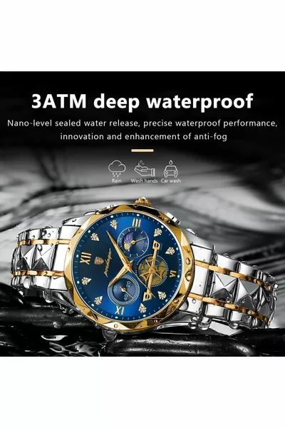 Original Edelstahl Männlich Luxus 1. Armbanduhr für das Klassenzimmer