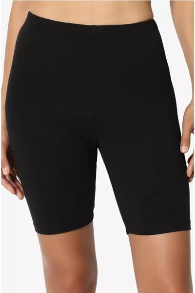 Короткие женские леггинсы из хлопка