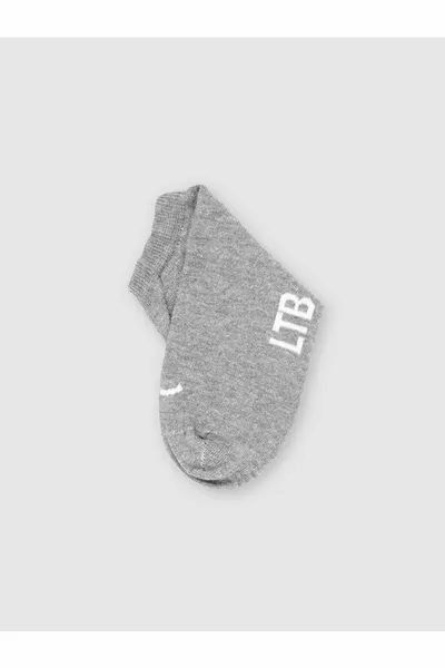 2 حزمة من الجوارب الرمادية المطبوعة