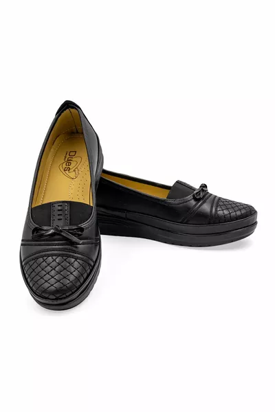 المرأة عارضة أمي أحذية المرأة عارضة العظام أحذية سوداء مجعد