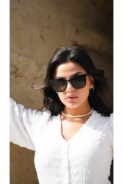  Protection Sunglasses Black Vintage