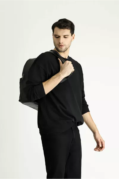 Crew Neck Oversize Cotton Sweatshirt