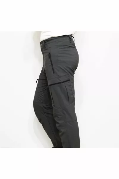 Graue Micro Lycra Sommer Trekkinghose