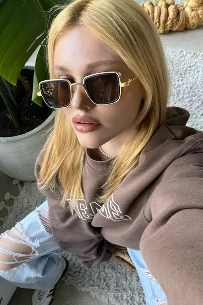 Cyro Glasses Coffee Gold