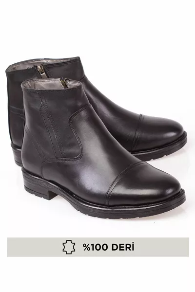 جلد طبيعي ، فرو داخلي ، أربطة ، مقاومة للماء والبرد ، أحذية رجالية