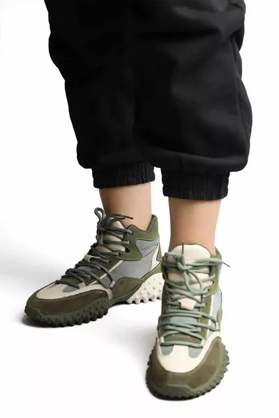  Damen Sneaker Turnschuhe-grün