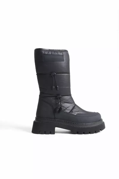 LOTSA Women's Casual Thick Bottom Zippered Parachute Fabric Karboot TRN