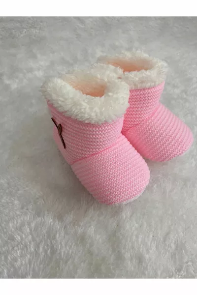 BABY PANDUF MORBIDO PILE COTONE STIVALETTO SCARPE DA CASA