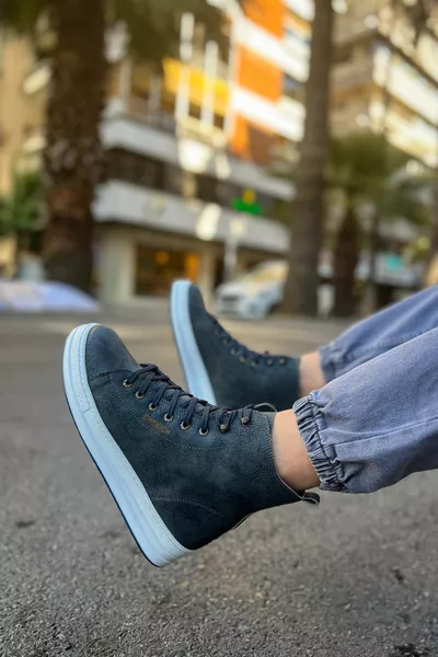 MODA HAS  CBT между мужскими ботинками антрацита