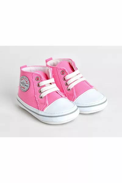 Yeni Doğan Bebek Patiği Terletmeyen Pamuk Astarlı Converse Model