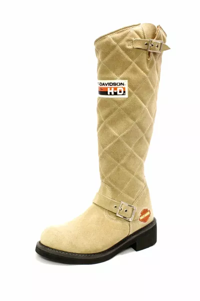 Lederstiefel mit Gummisohle