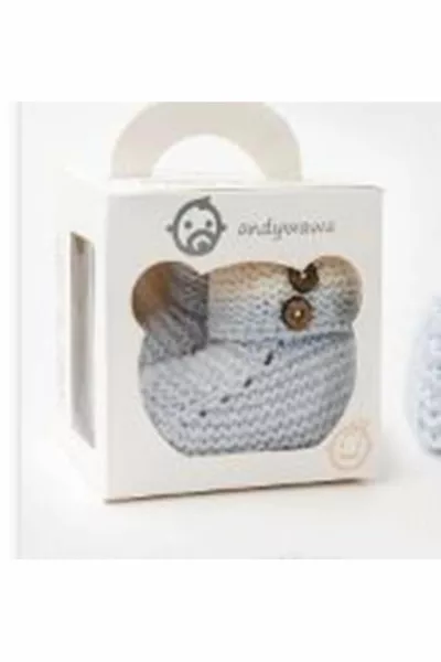 Baby Knitwear Booties Blue