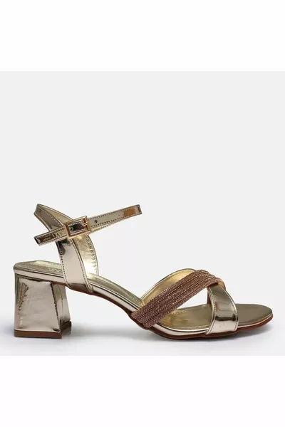 SANDALI CON TACCO DA DONNA BIG SIZE - DORE STONE