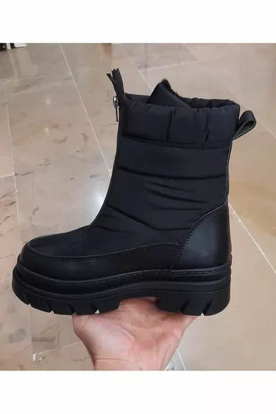 المرأة عدم الانزلاق ومكافحة طارد المياه المظلة النسيج أحذية الثلج