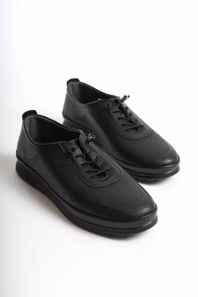 Scarpe Casual Stringate Da Donna In Pelle Comode Casual Suola Ergonomica Morbida E Leggera