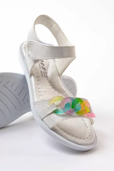 Velcro Orthopedic Colored Stone Accessories Guaranteed Kids Sandals