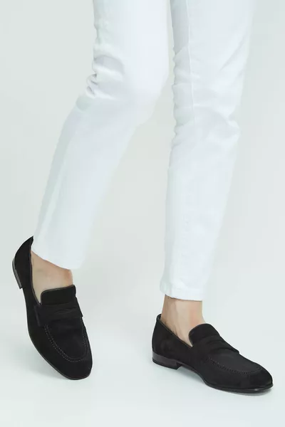 Men's Genuine Leather Loafer Shoes   Erk Ayk /