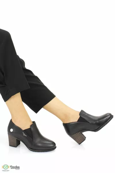 Damen Orthopädische Winterschuhe Aus Echtleder Mit Dicken Absätzen /