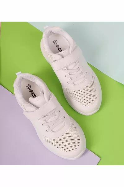 Cool Zila Kids Orthopedic Kids Sneakers WHITE