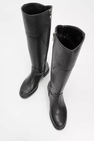 MICHAEL Black Women's Riding Boots