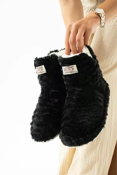 Marta Antislipzool Soft Podufuk Pluche Panduf Home Boots voor dames